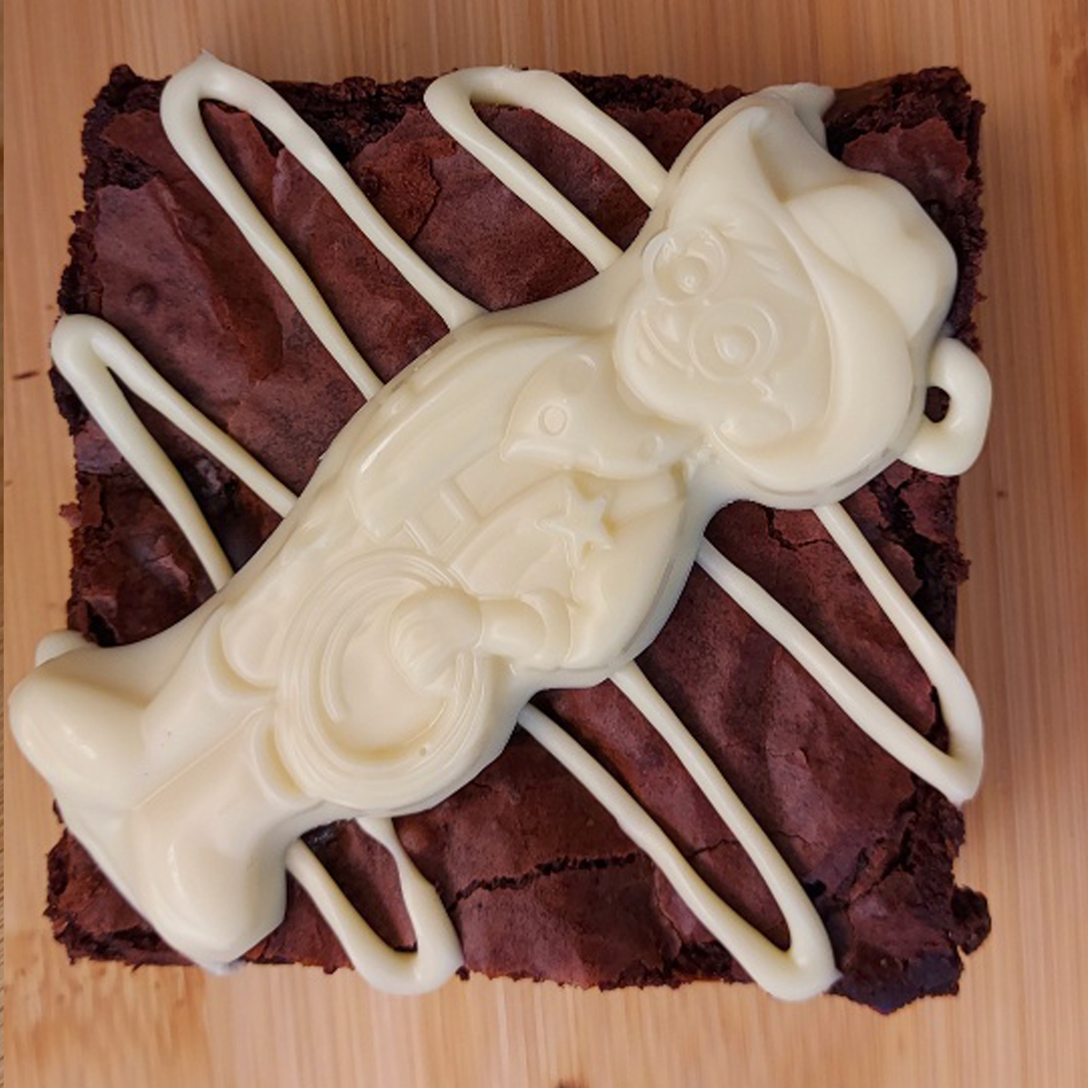 White Chocolate Milkybar Brownie
